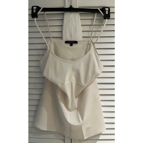 Nanette Lapore Women's 2-Piece Viscose Lace Top and Camisol Cream Small A+ - Picture 2 of 6